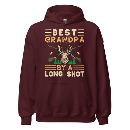 Grandpa hunting hoodie, Best Grandpa by a long shot Hoodie, grandpa hunting gifts, grandpa hunting shirts, hunting hoodie