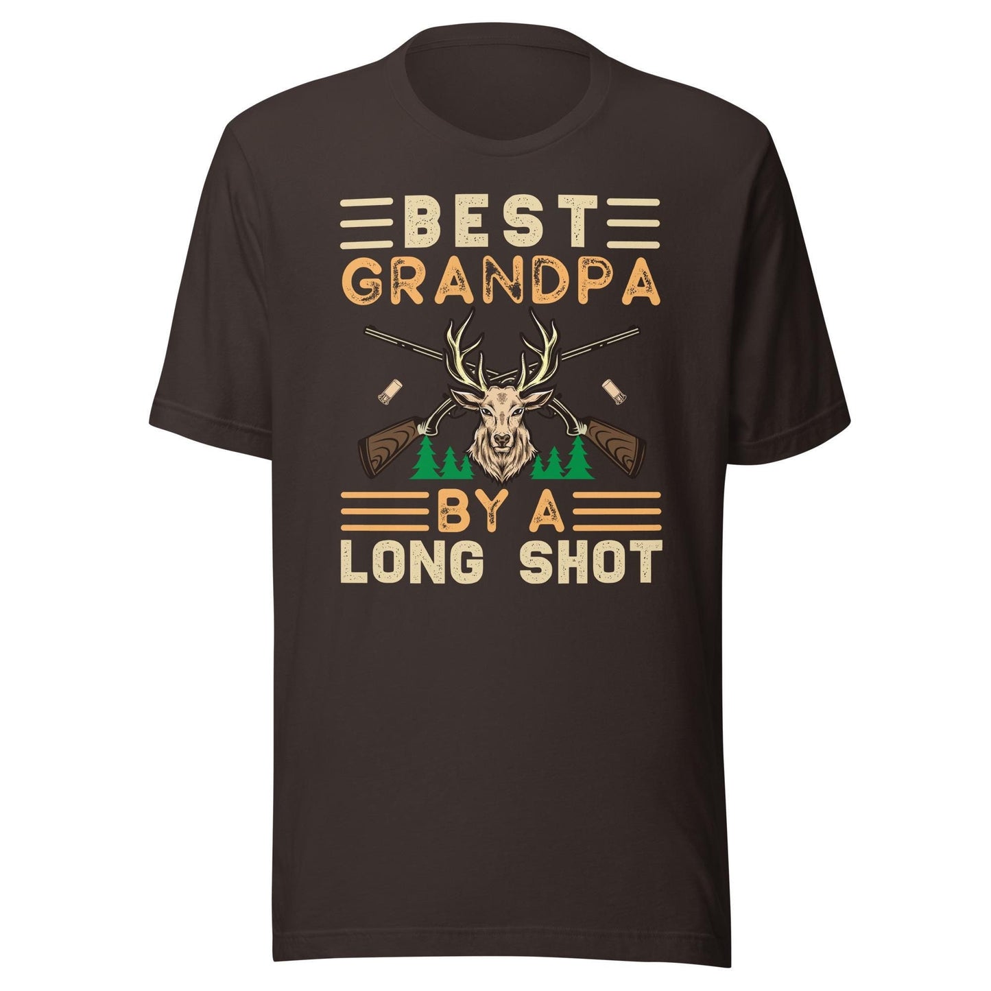 Hunting grandpa, grandpa hunting gifts, grandpa hunting shirts, Best Grandpa by a long shot shirt, funny hunter tshirt,