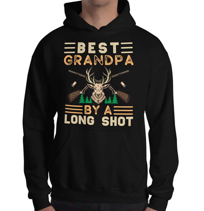 Grandpa hunting hoodie, Best Grandpa by a long shot Hoodie, grandpa hunting gifts, grandpa hunting shirts, hunting hoodie