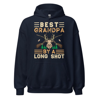 Grandpa hunting hoodie, Best Grandpa by a long shot Hoodie, grandpa hunting gifts, grandpa hunting shirts, hunting hoodie