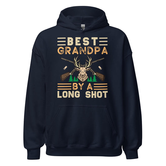 Grandpa hunting hoodie, Best Grandpa by a long shot Hoodie, grandpa hunting gifts, grandpa hunting shirts, hunting hoodie