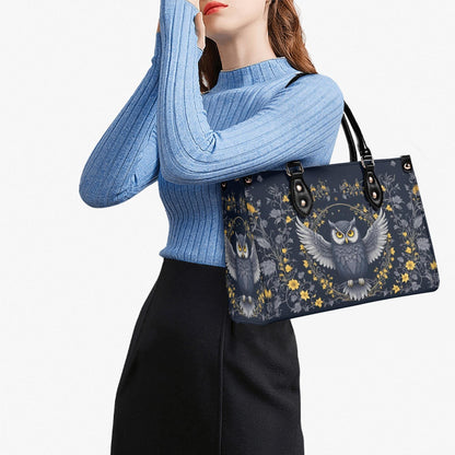 Mystical Owl Crossbody Bag - Nature-Inspired Vegan Leather Purse, Unique Gift for Women