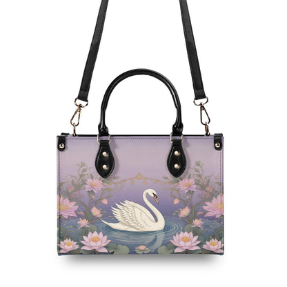 Graceful Swan Bag Cute Crossbody Bag Unique Purse Cute Purse, Luxury Bag Vegan Leather Bags Printed Designer Bag