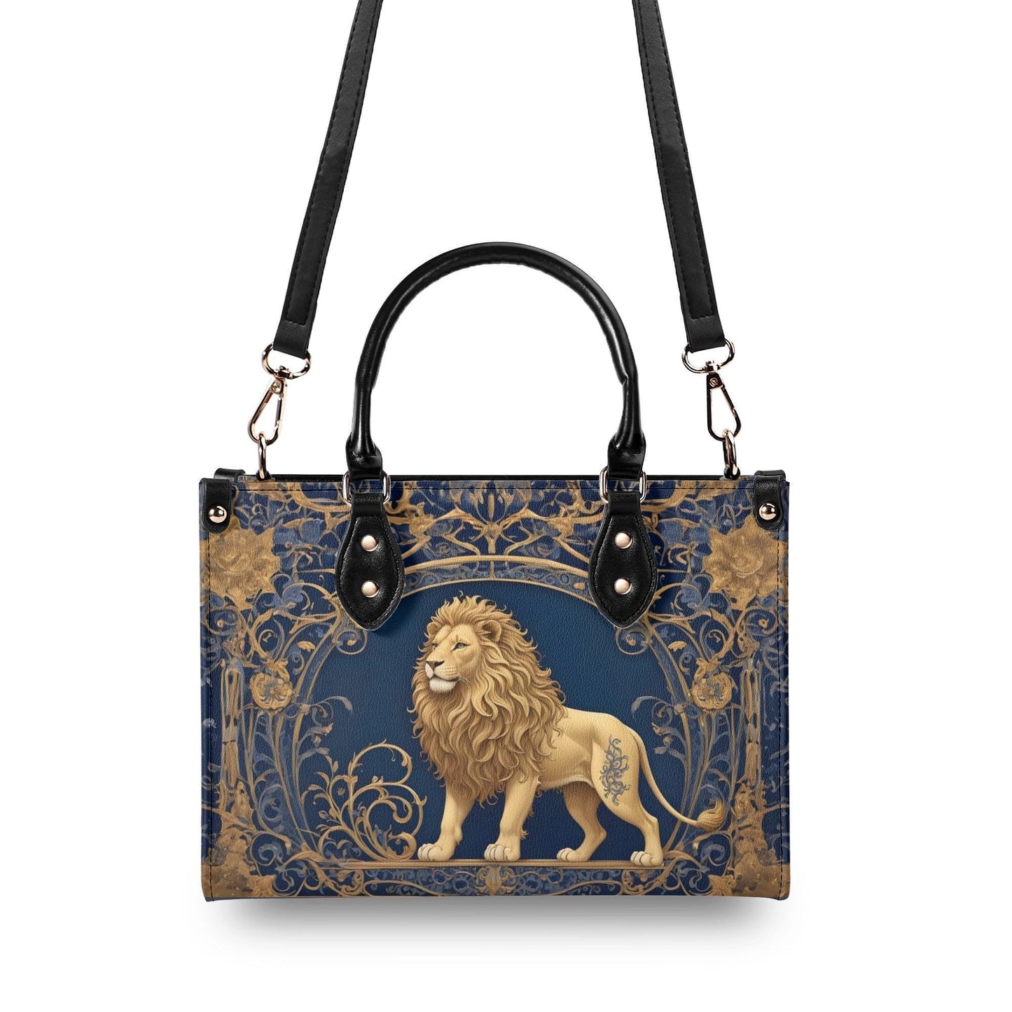 Majestic Lion Bag Cute Crossbody Bag Unique Purse Cute Purse, Luxury Bag Vegan Leather Bags Printed Designer Bag