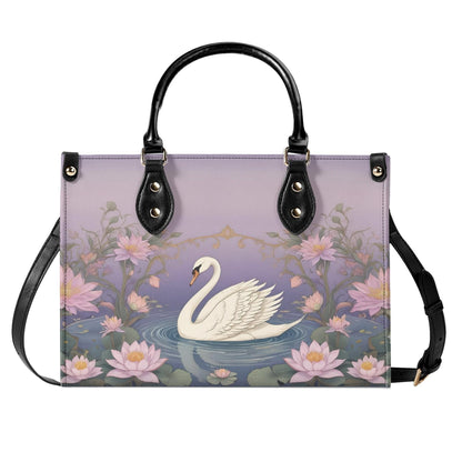 Graceful Swan Bag Cute Crossbody Bag Unique Purse Cute Purse, Luxury Bag Vegan Leather Bags Printed Designer Bag