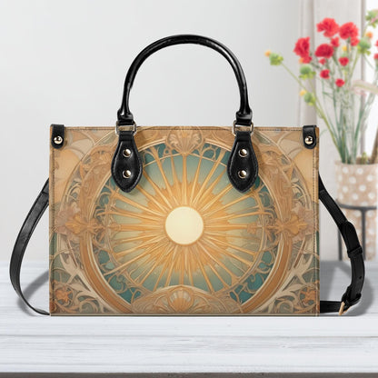 Sun Art Nouveau Bag Cute Crossbody Bag Unique Purse Cute Purse, Luxury Bag Vegan Leather Bags Printed Designer Bag
