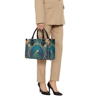 Royal Peacock Bag Cute Crossbody Bag Unique Purse Cute Purse, Luxury Bag Vegan Leather Bags Printed Designer Bag