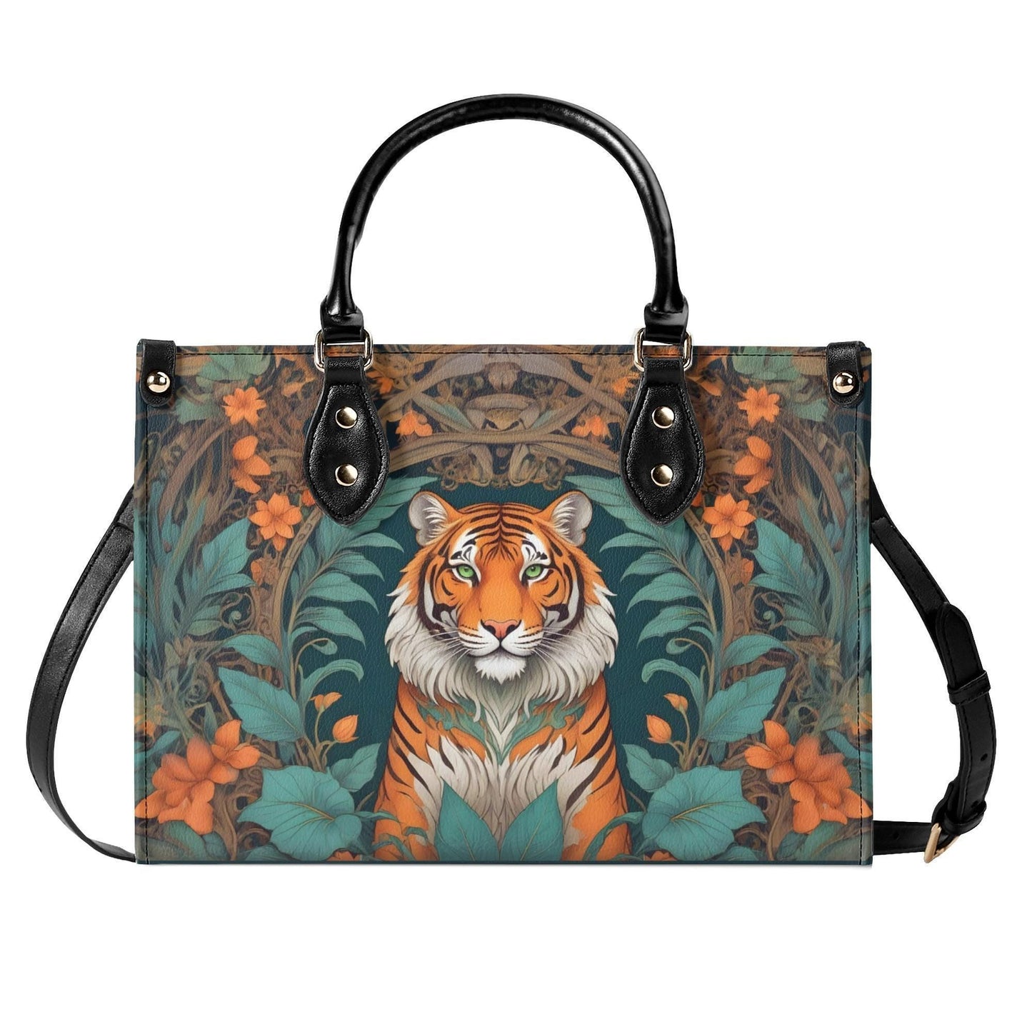 Exotic Tiger Bag Cute Crossbody Bag Unique Purse Cute Purse, Luxury Bag Vegan Leather Bags Printed Designer Bag