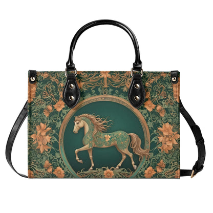 Elegant Horse Bag Cute Crossbody Bag Unique Purse Cute Purse, Luxury Bag Vegan Leather Bags Printed Designer Bag