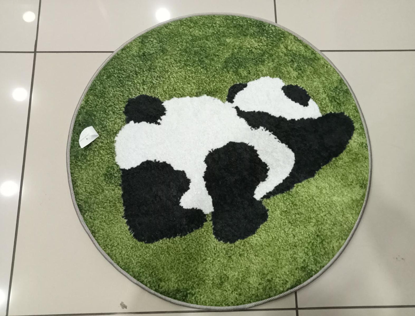 Sleeping Panda Rug, Decorative Panda Rug, Tufted Look Rug, Rugs for Living Room, Non Slip Rug, Home Decor Carpet, Gift for Housewarming