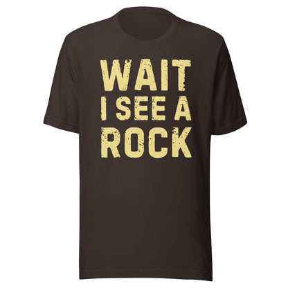 Funny geologist shirt, Wait i see rock shirt, rock collecting tee shirt, geology rock t shirt, gift for geology lovers, Unisex shirt