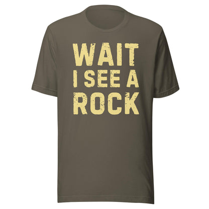 Funny geologist shirt, Wait i see rock shirt, rock collecting tee shirt, geology rock t shirt, gift for geology lovers, Unisex shirt