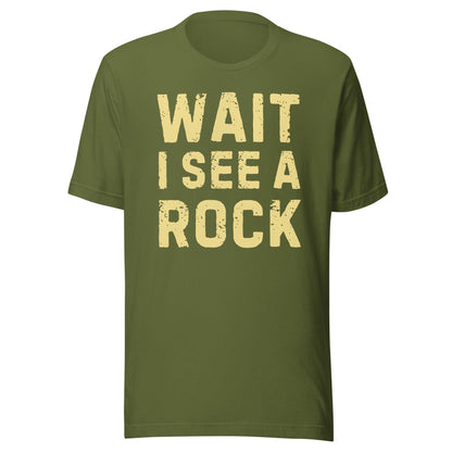 Funny geologist shirt, Wait i see rock shirt, rock collecting tee shirt, geology rock t shirt, gift for geology lovers, Unisex shirt