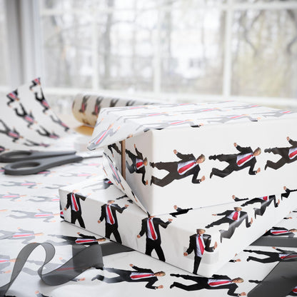 Wrapping Papers, Christmas Gift Wrap, Trump 47 Dancing Republican Gag Gift, Funny Paper, White Elephant Gifts