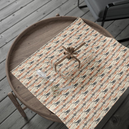 Funny Sasquatch Wrapping Paper: Rustic Bigfoot Gift Wrap
