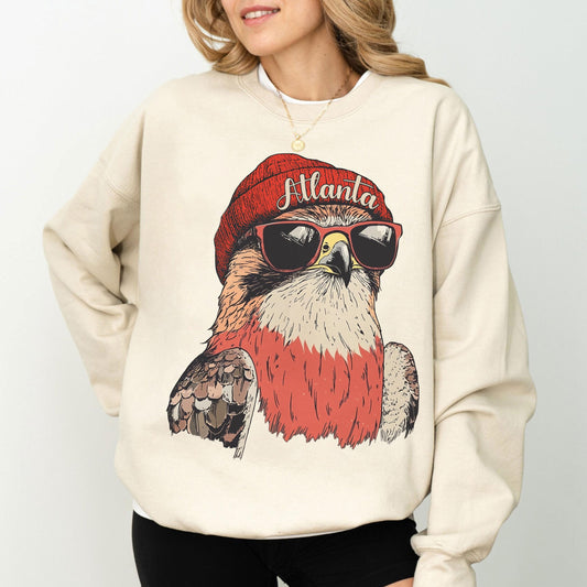 Vintage Atlanta Football 90s Style Sweatshirt, Atlanta Football Shirt, Atlanta Fan Shirt, Sunday Atlanta Football, Game Day Shirt