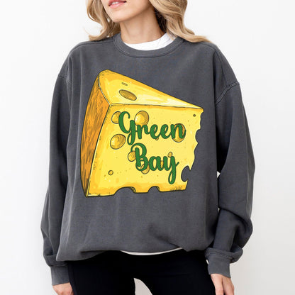 Green Bay Football Simple Style Sweatshirt, Trendy Green Bay Football Fan Shirts, Green Bay, Game Day Shirt, Football Crewneck Shirt