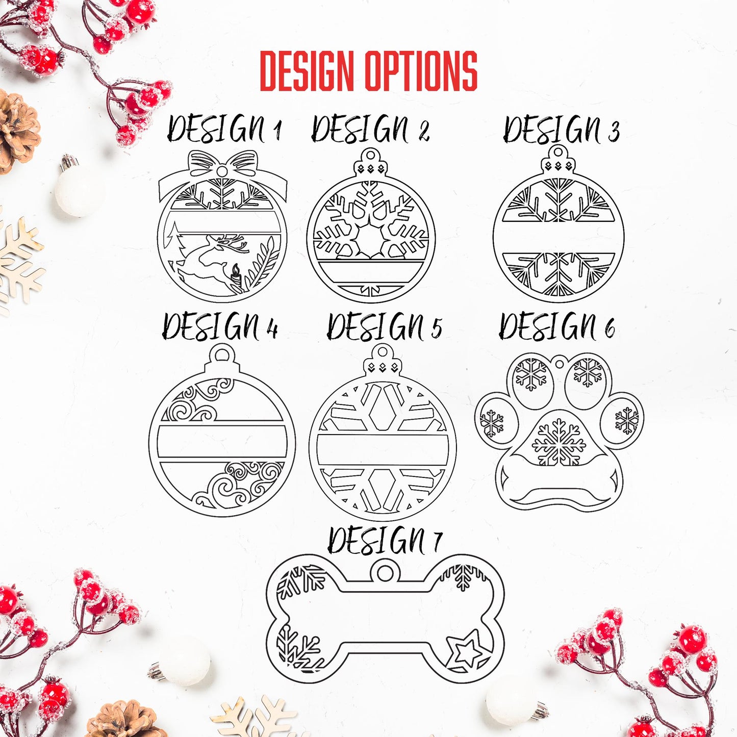 Wooden Ornament, Personalized Christmas Gift, Custom Name, Laser Cut Ornament, Engraved Ornament, Personalized Decor, Christmas Ornament