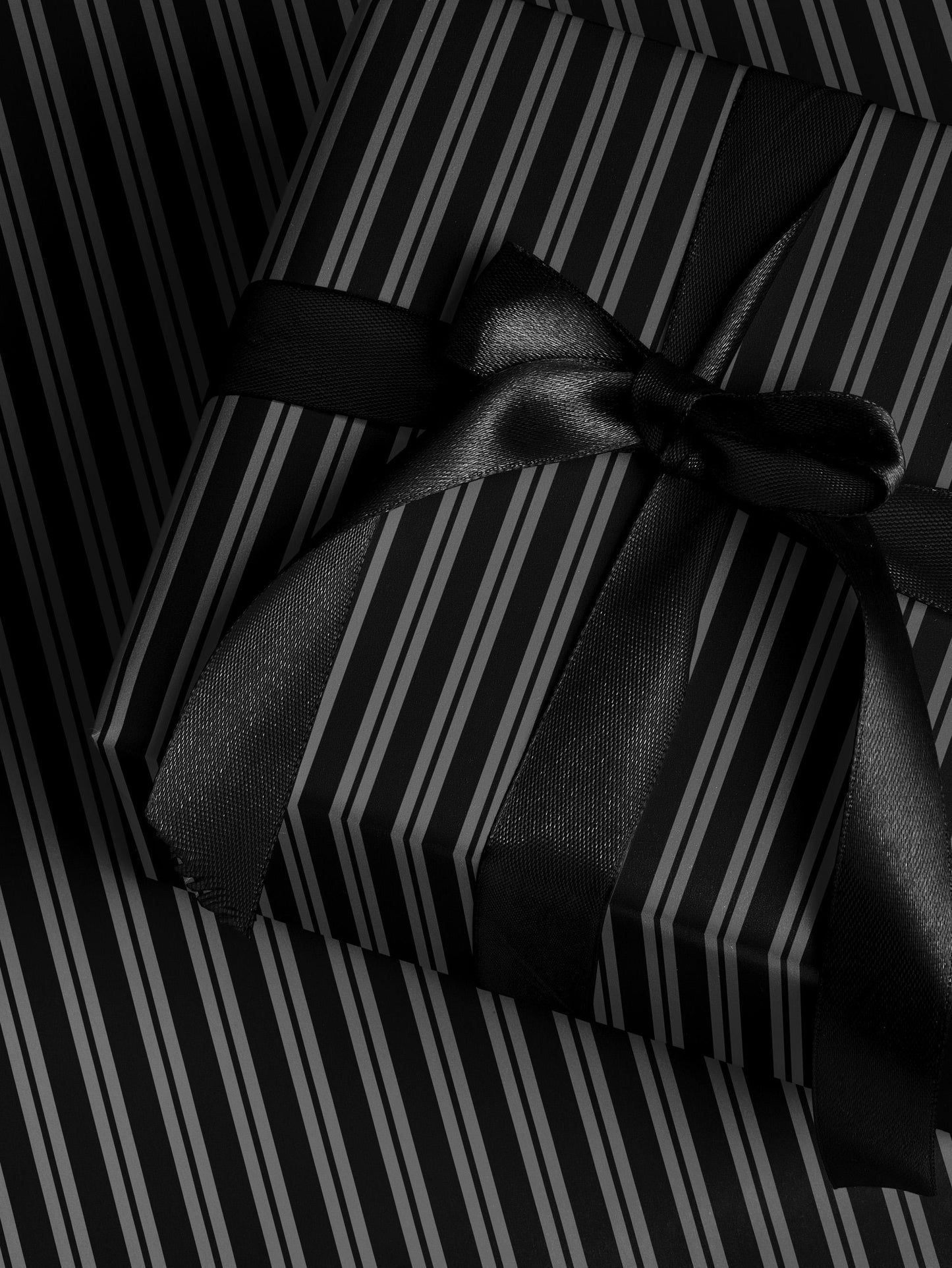 Gothic Gift Wrap Black Stripe Wrapping Paper Elegant Gift Wrap Classic Wrapping Paper Holiday Gift Wrap Chic Wrapping Paper Birthday Gift