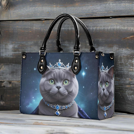 Galactic Countess Cat Bag Cute Crossbody Bag Unique Purse Cute Purse, Luxury Bag Vegan Leather Bags Printed Designer Bag