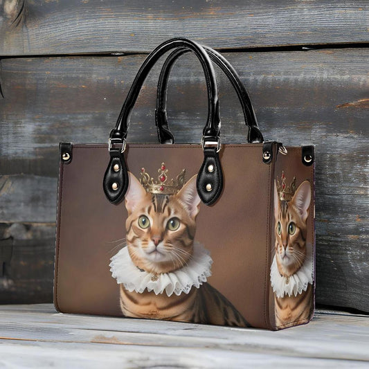 Bengal Cat Bag Cute Crossbody Bag Unique Purse Cute Purse, Luxury Bag Vegan Leather Bags Printed Designer Bag