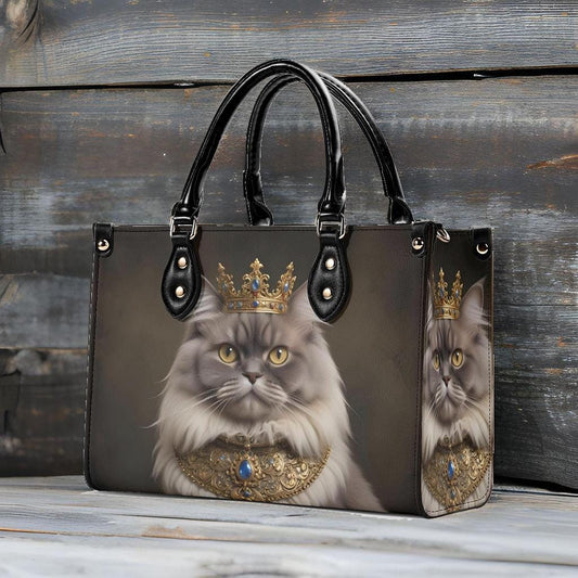 Royal Baroque Cat Bag Cute Crossbody Bag Unique Purse Cute Purse, Luxury Bag Vegan Leather Bags Printed Designer Bag