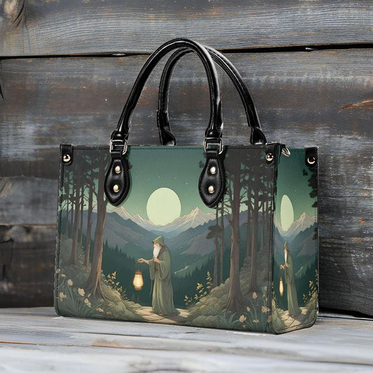 Hermit Crossbody Bag - Unique Designer Purse, Mystical Vegan Leather Gift for Women