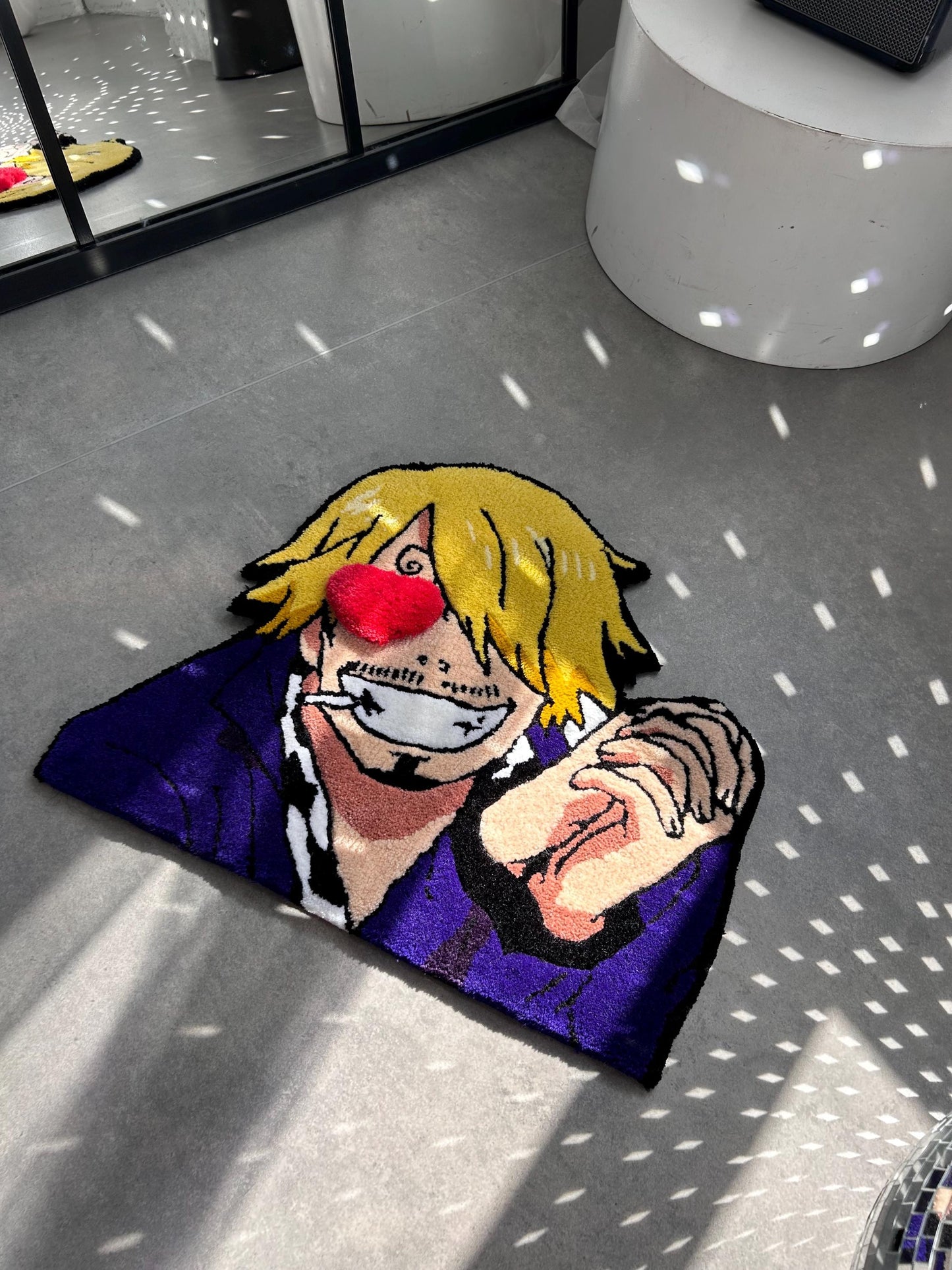 Handmade Anime Character Rug: Custom 3D Pirate Decor