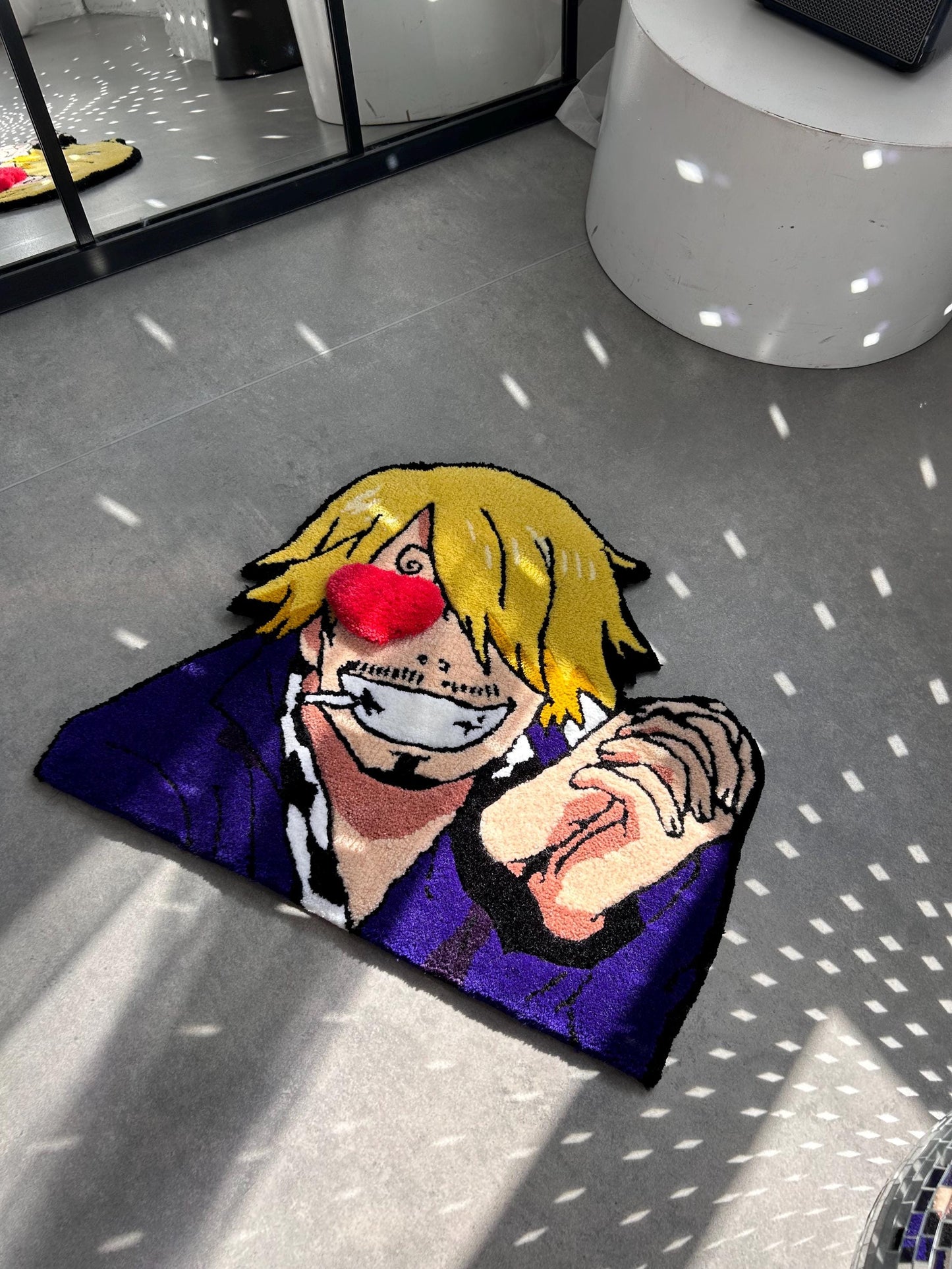 Handmade Anime Character Rug: Custom 3D Pirate Decor