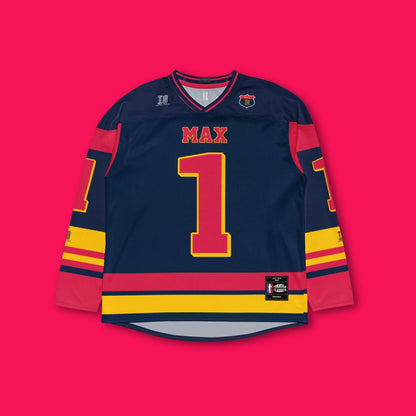 Unisex Racing Fan Apparel Oversized Hockey Jersey with Racing Number 1