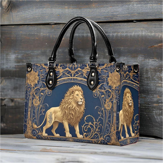 Majestic Lion Bag Cute Crossbody Bag Unique Purse Cute Purse, Luxury Bag Vegan Leather Bags Printed Designer Bag