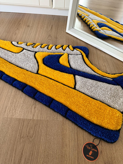 Handmade Sneaker Rug: Custom Tufted Streetwear Rug (38x78cm)