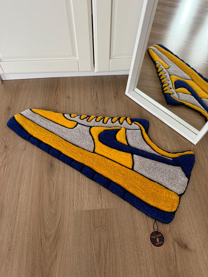 Handmade Sneaker Rug: Custom Tufted Streetwear Rug (38x78cm)