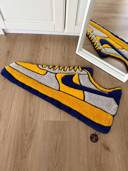 Handmade Sneaker Rug: Custom Tufted Streetwear Rug (38x78cm)