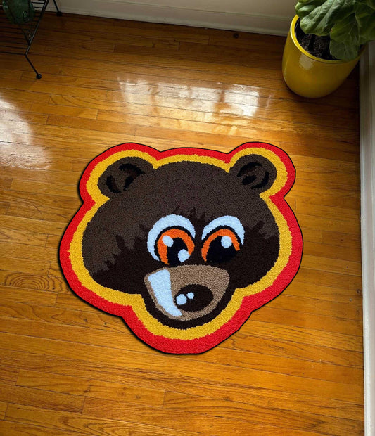 Kanye West Dropout Bear, Kanye West Rug, Kanye West decor, Kanye Bear, Kanye bear Rug, kanye West, Kids Room Decor, Kids Gift,Kanye Bear