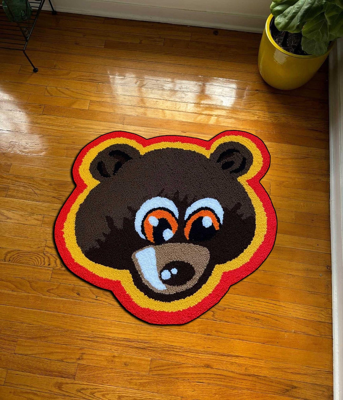 Kanye West Dropout Bear, Kanye West Rug, Kanye West decor, Kanye Bear, Kanye bear Rug, kanye West, Kids Room Decor, Kids Gift,Kanye Bear