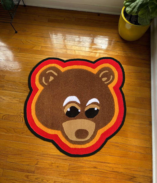 Kanye West Dropout Bear, Kanye West Rug, Kanye West decor, Kanye Bear, Kanye bear Rug, kanye West, Kids Room Decor, Kids Gift,Kanye Bear