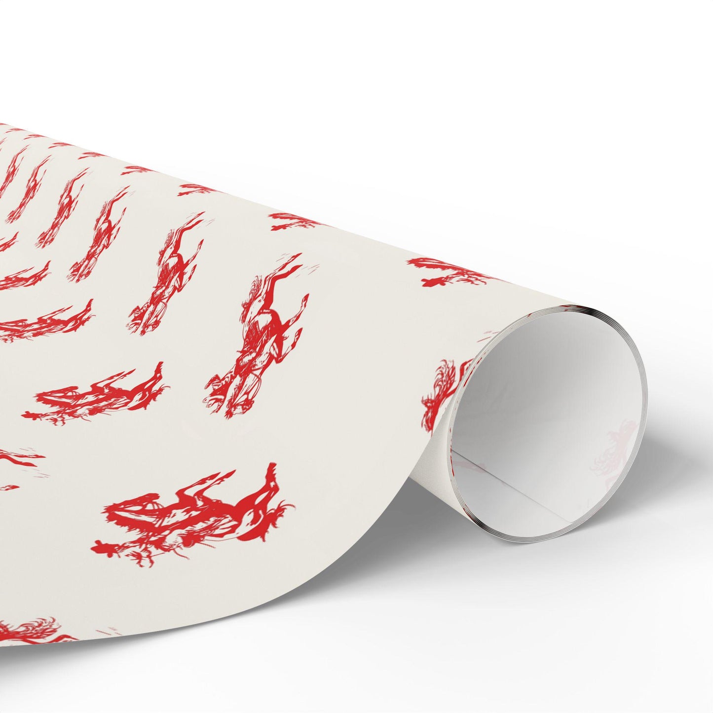 Western Gift Wrap Papers - Cowboy Western Vintage Retro Nostalgic