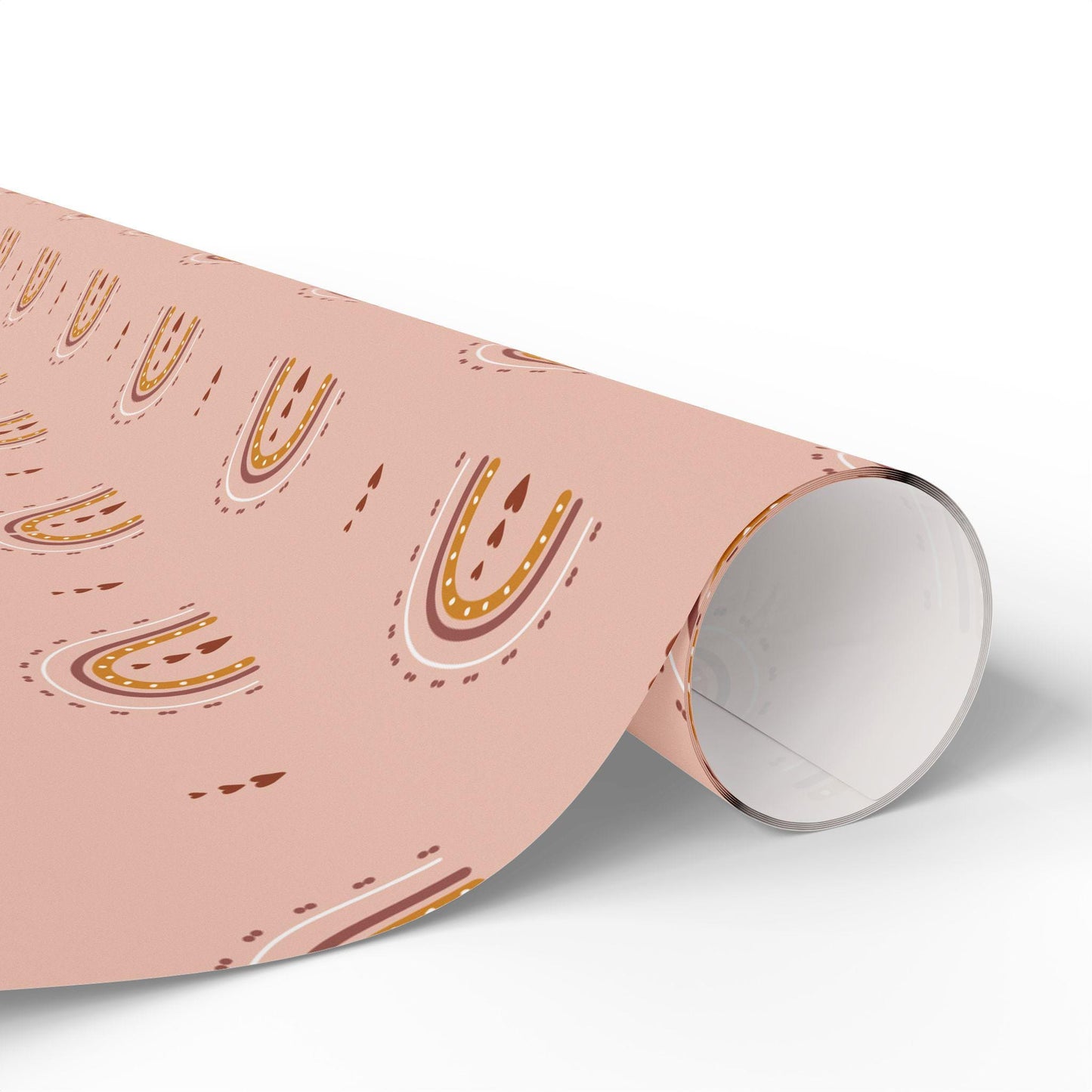 Girls Boho Gift Wrapping Papers | Boho Rainbow Gift Wrap - Kids Gift Wrapping Paper