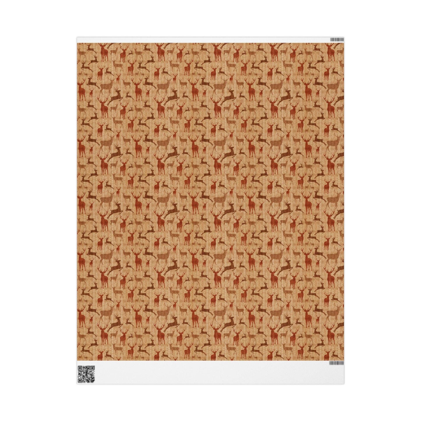 Rustic Deer Holiday Gift Wrapping Paper - Rustic Deer Design, Masculine and Country Gift Wrap