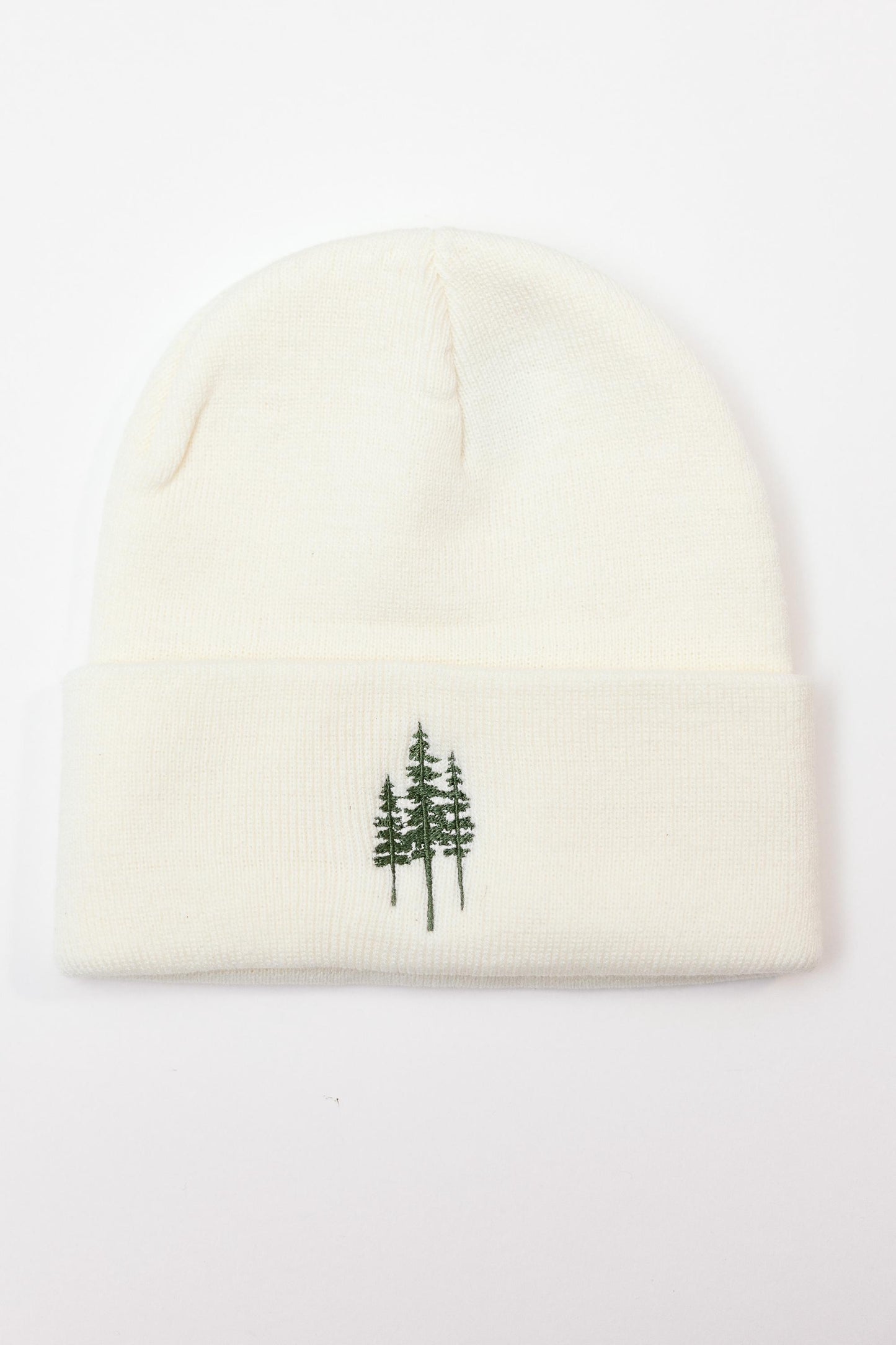 Pine Tree Embroidered Beanie | Winter Beanie | Holiday Gift