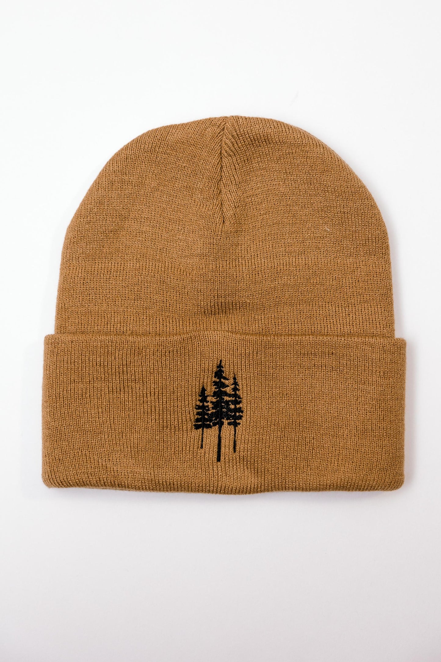 Pine Tree Embroidered Beanie | Winter Beanie | Holiday Gift