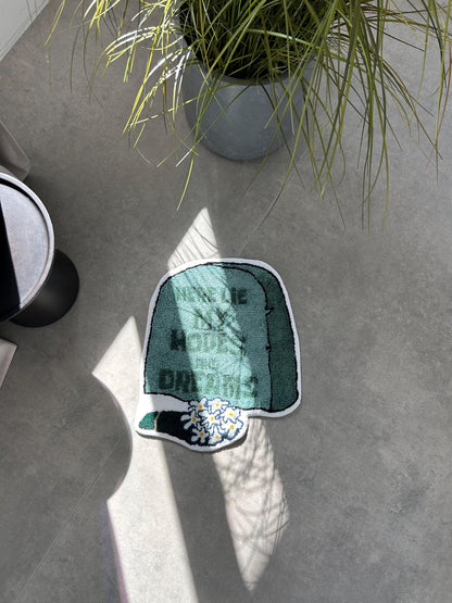 Handmade Cartoon Rug, Custom carpet, Funny gift