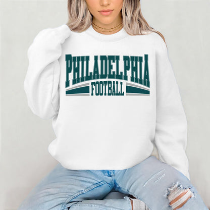 Philadelphia Football Sweatshirt, Philadelphia Football Shirt, Vintage Style Gift, Philadelphia Retro, Philadelphia Fan Shirt, Football Tee