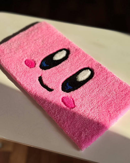 Keyboard rug Anime Keyboard tufted rugs Custom rug Fluffy Rug keyboard mat unique rug handmade rug desk rug area rug keyboard rest mug rug