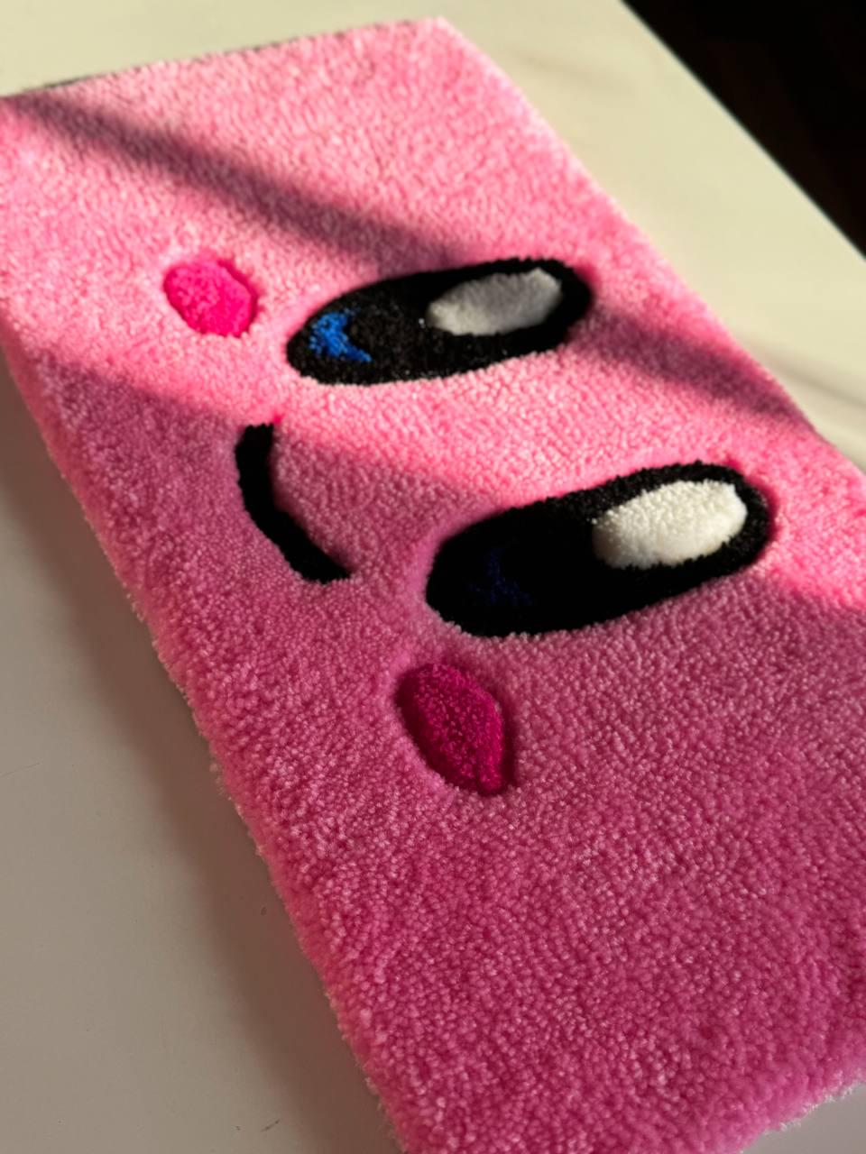 Keyboard rug Anime Keyboard tufted rugs Custom rug Fluffy Rug keyboard mat unique rug handmade rug desk rug area rug keyboard rest mug rug