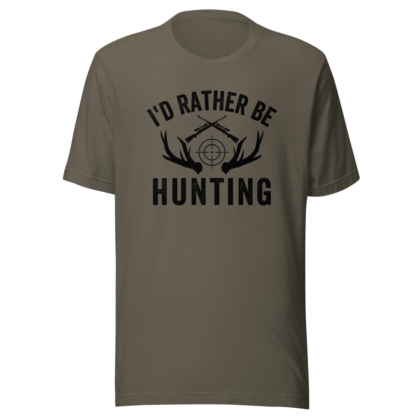 I'd Rather Be Hunting shirt, deer hunting shirt, gift for hunter, hunting gift, hunting dad shirt, funny hunting t-shirts