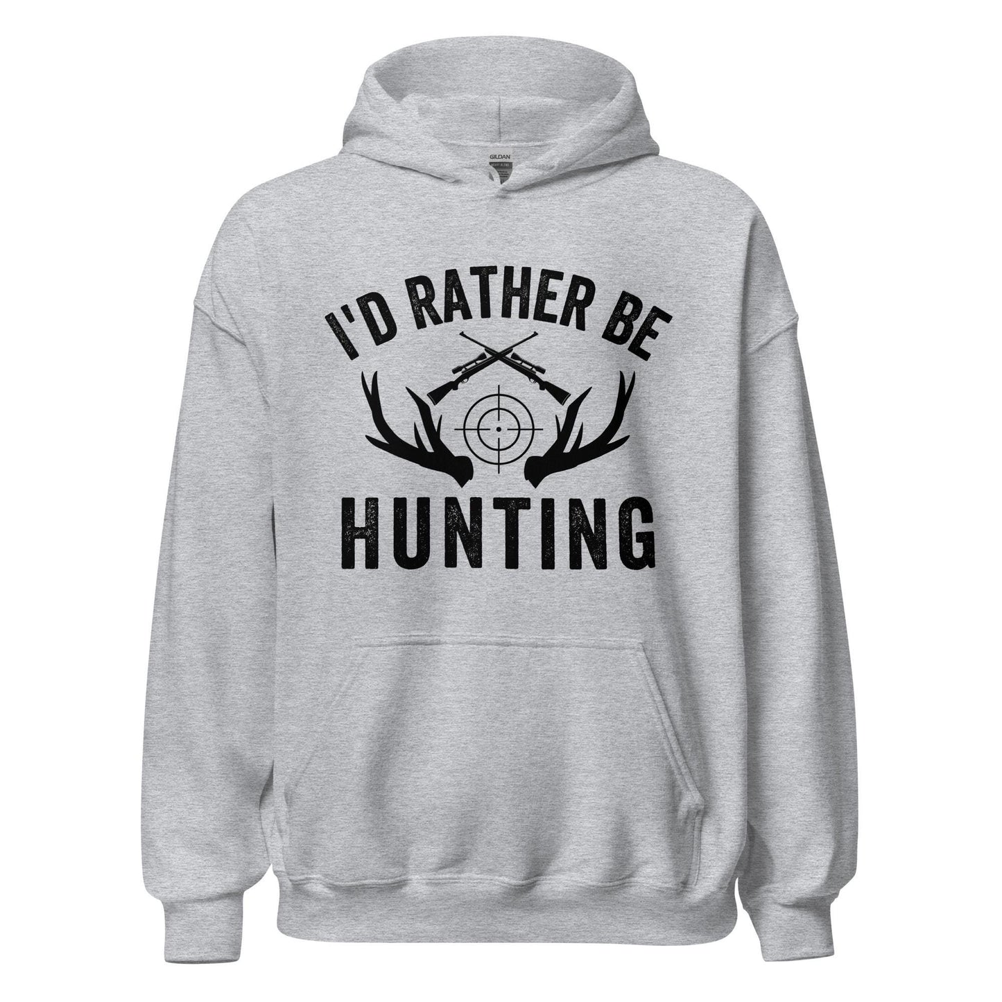 Hunting hoodie, I'd Rather Be Hunting Hoodie, gift for hunter, hunting gifts, deer hunting hoodies, Buck Hunting shirt