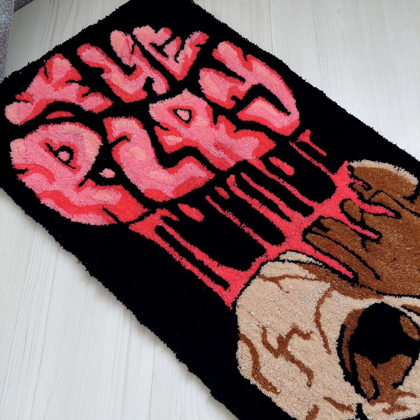 Skull Rug,Tufted Rug,Custom Rug,%100 Handmade Rug,Skeleton Rug, Fear Rug,Player Rug,Game Room Rug,Gothic Rug,Game Room Decor,Area Rug,Gift