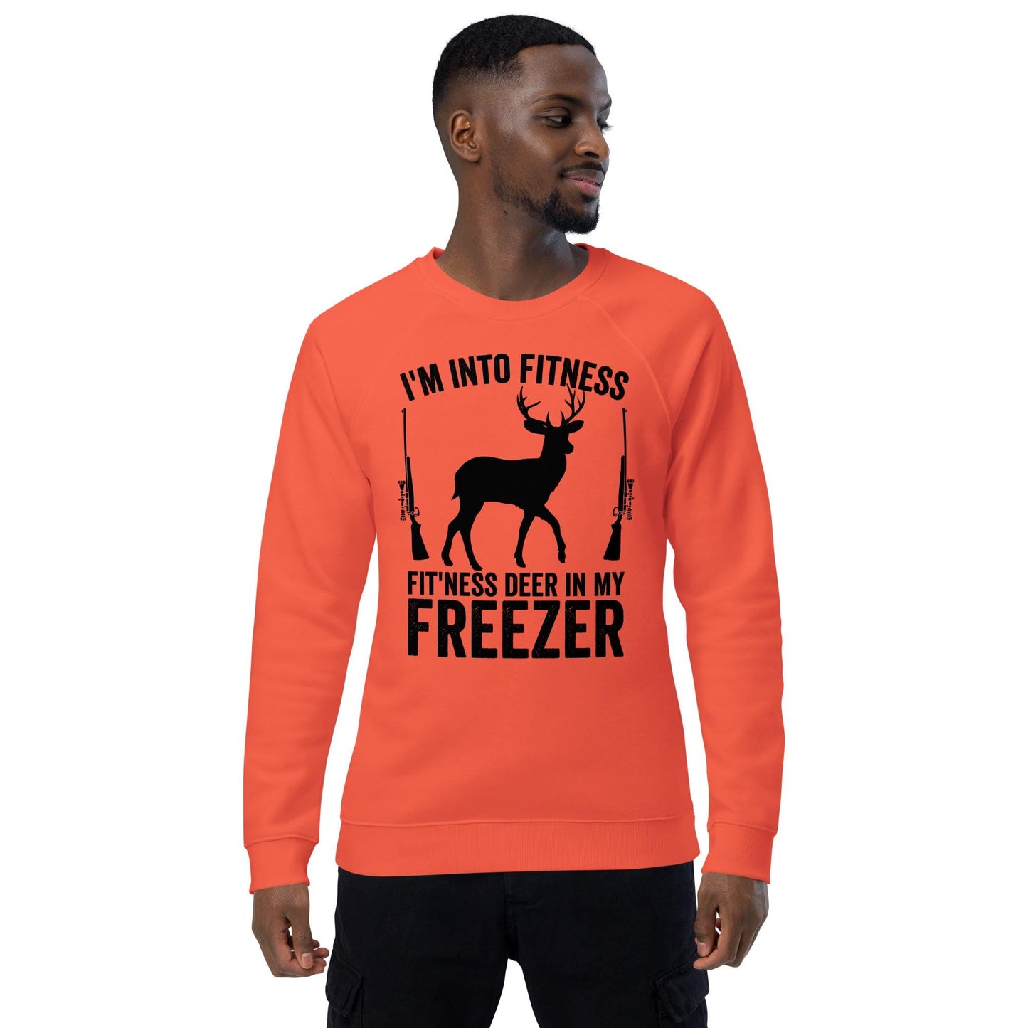deer hunting sweatshirt men, Im into fitness fitness shirt, funny hunting sweatshirt men, gift for hunter, hunting gifts for men